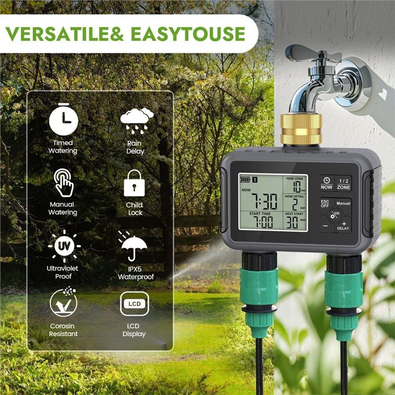 Inteligentny system nawadniani – Timer Dual Outlet recenzja i cena