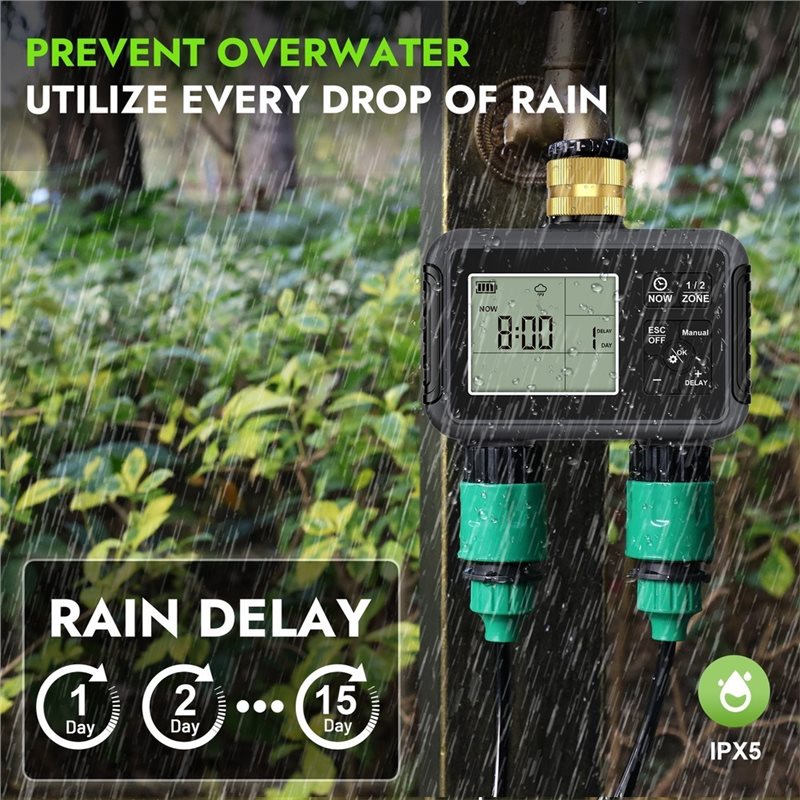 Inteligentny system nawadniani – Timer Dual Outlet recenzja i cena