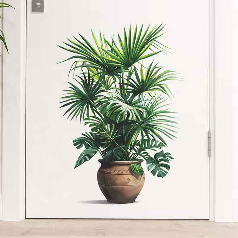 Zielone rośliny rośliny donicz – Pvc Panel Background recenzja i cena
